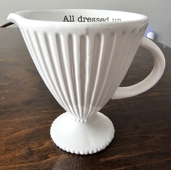 Mud Pie "All Dressed Up" Salad Dressing Server - Excellent Condition - Picture 2 of 5